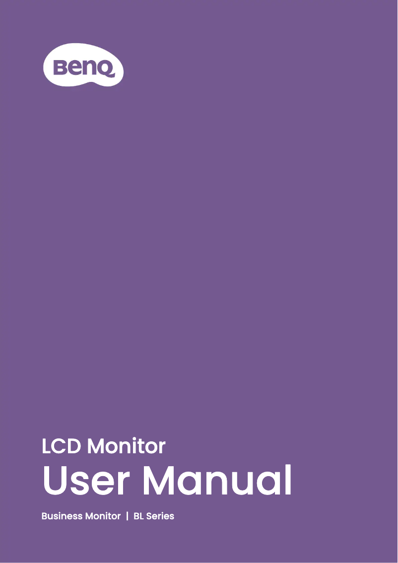 Página 1 del manual Manual de usuario BenQ BL2790