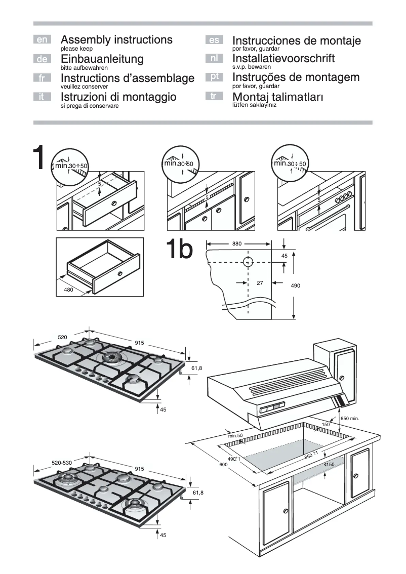 Imagen de la primera página del manual del dispositivo EC945TB90E