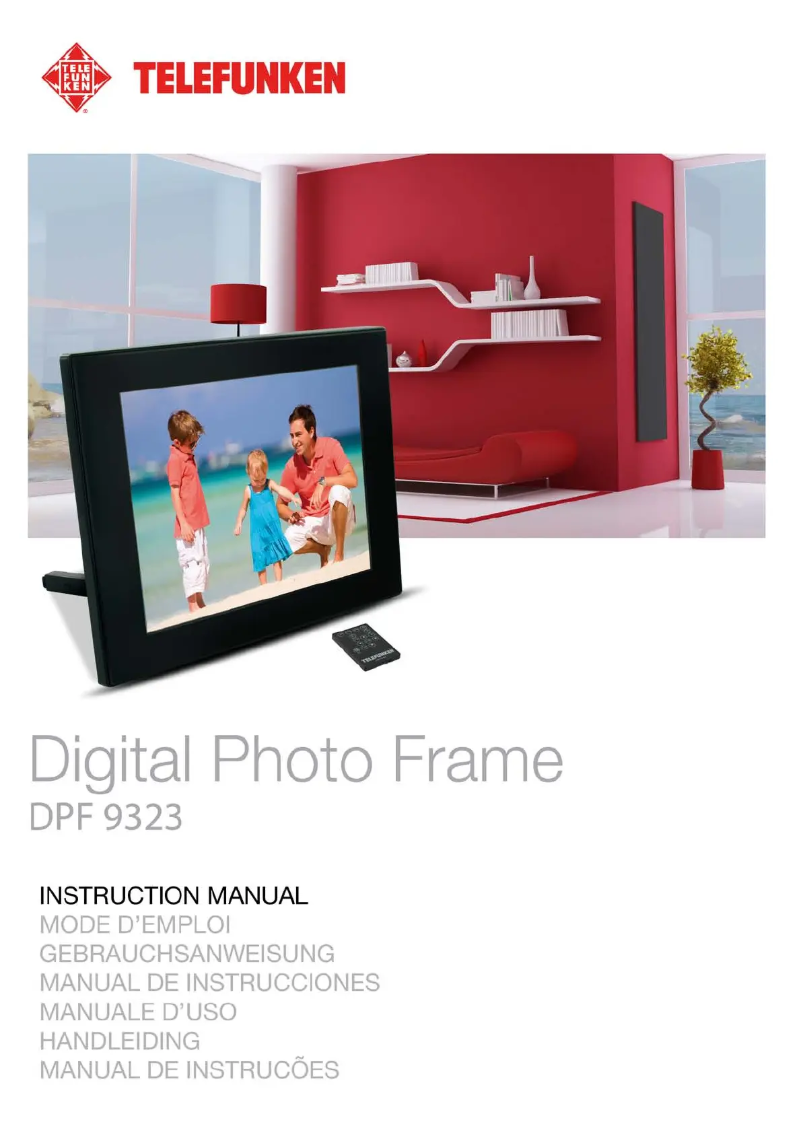 Página nº 1 - Manual de usuario Telefunken DPF 9323