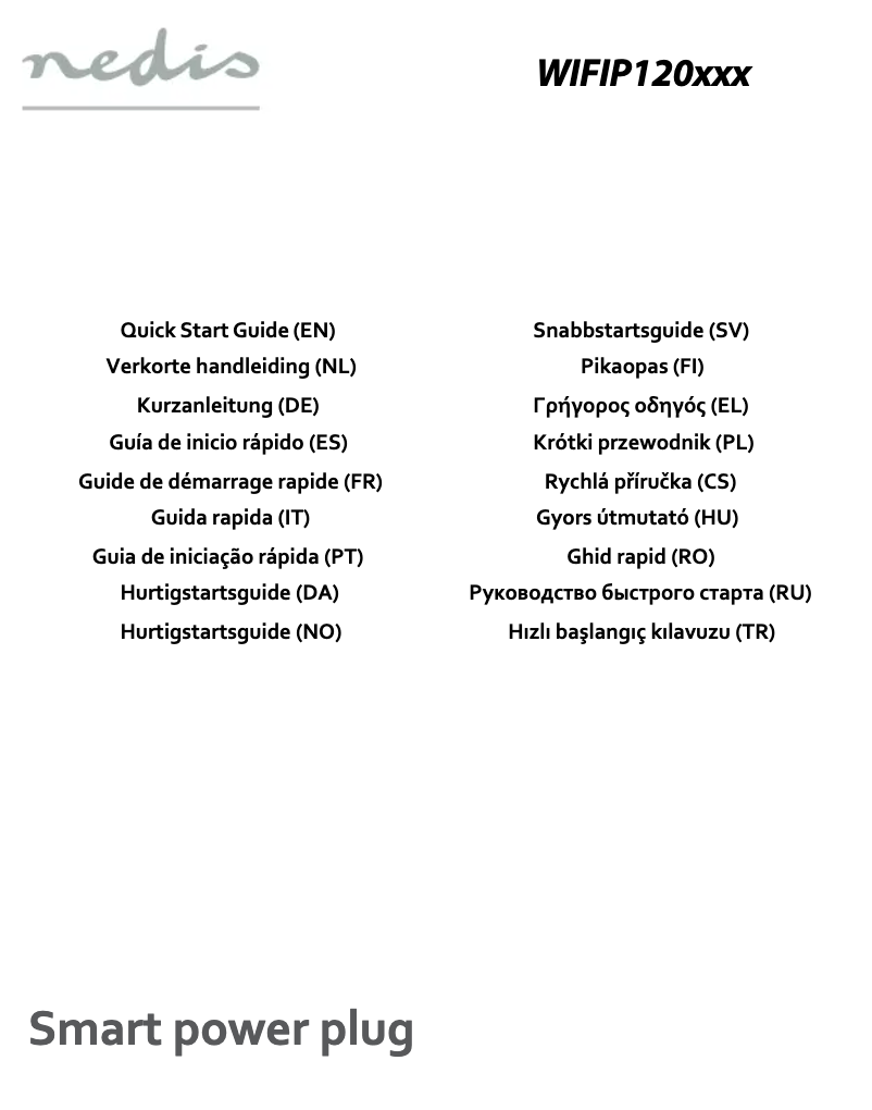 Imagen de la primera página del manual del dispositivo WIFIP120FWT