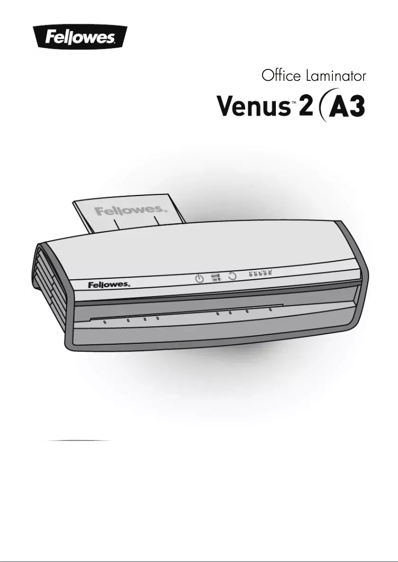 Página 1 del manual Manual de usuario Fellowes Venus 2 A3/125
