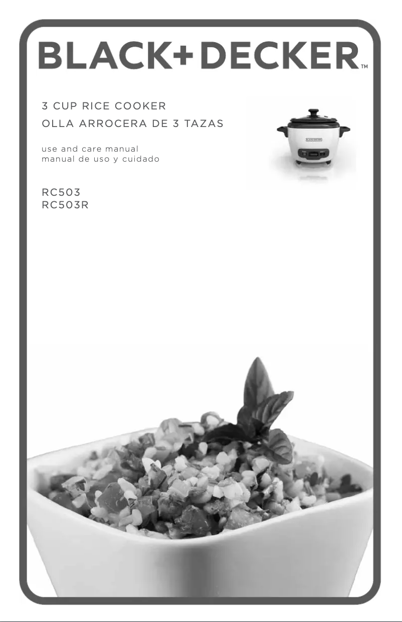 Imagen de la primera página del manual del dispositivo BD 3c Rice Cooker