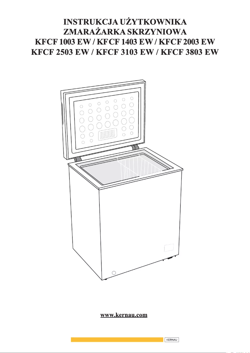 Imagen de la primera página del manual del dispositivo KFCF 1001 W