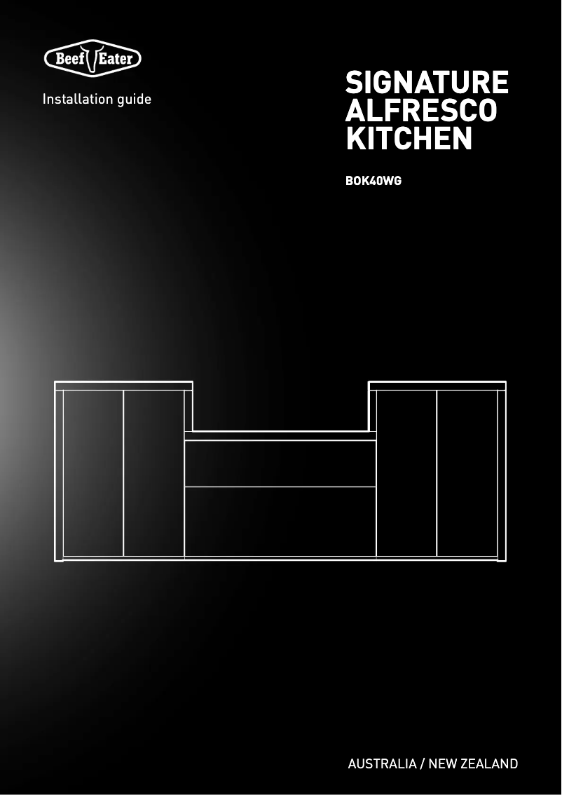Página 1 del manual Manual de usuario BeefEater BOK40WG