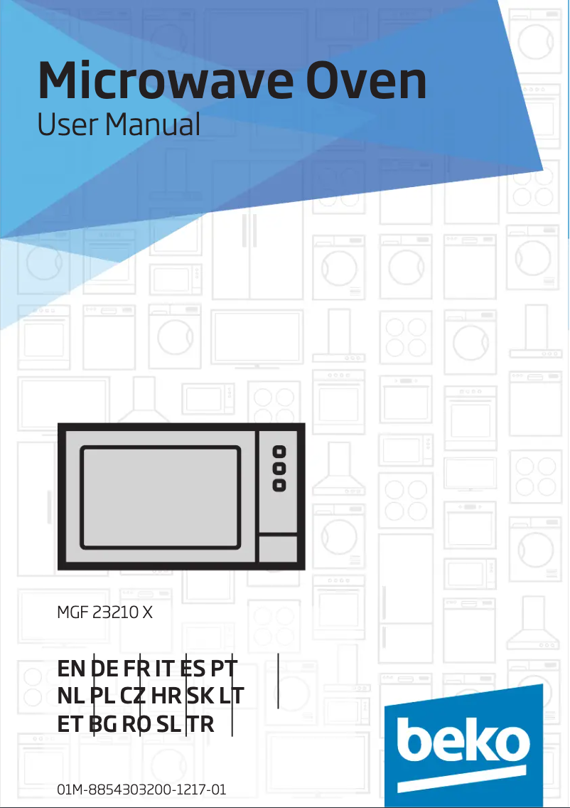 Imagen de la primera página del manual del dispositivo MGF23210X
