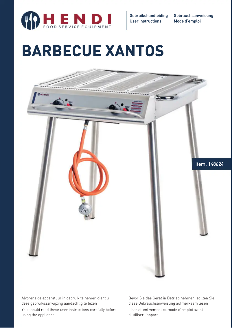 Página 1 del manual Manual de usuario Hendi Xantos