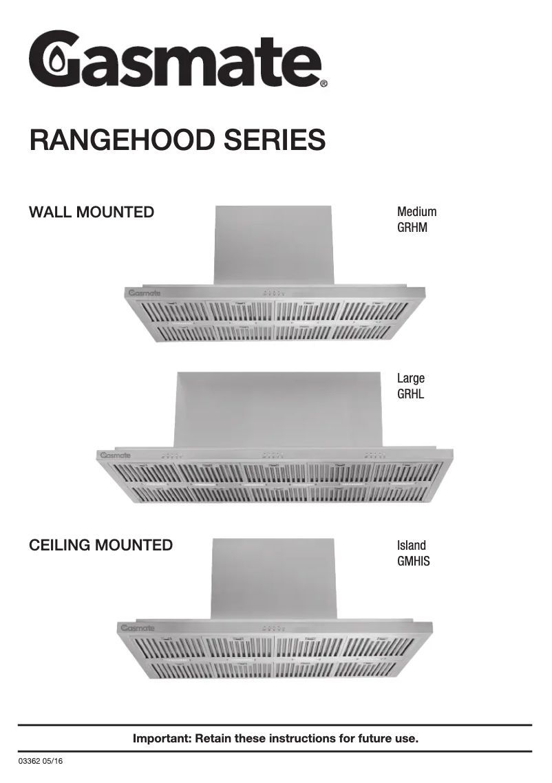 Imagen de la primera página del manual del dispositivo GRHL