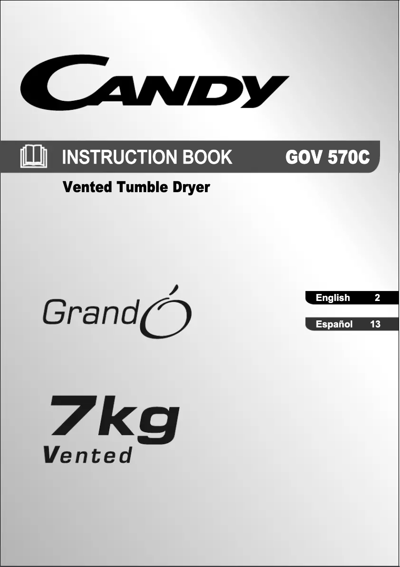Imagen de la primera página del manual del dispositivo GOV 570C-S