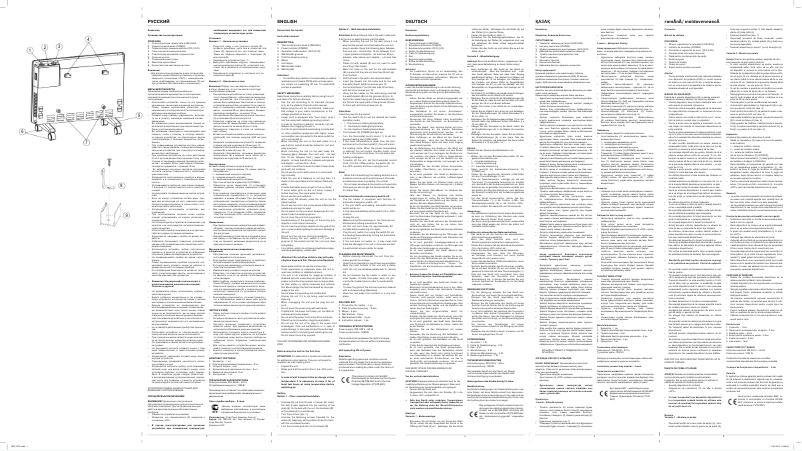 Página nº 1 - Manual de usuario Maxwell MW-3472 W