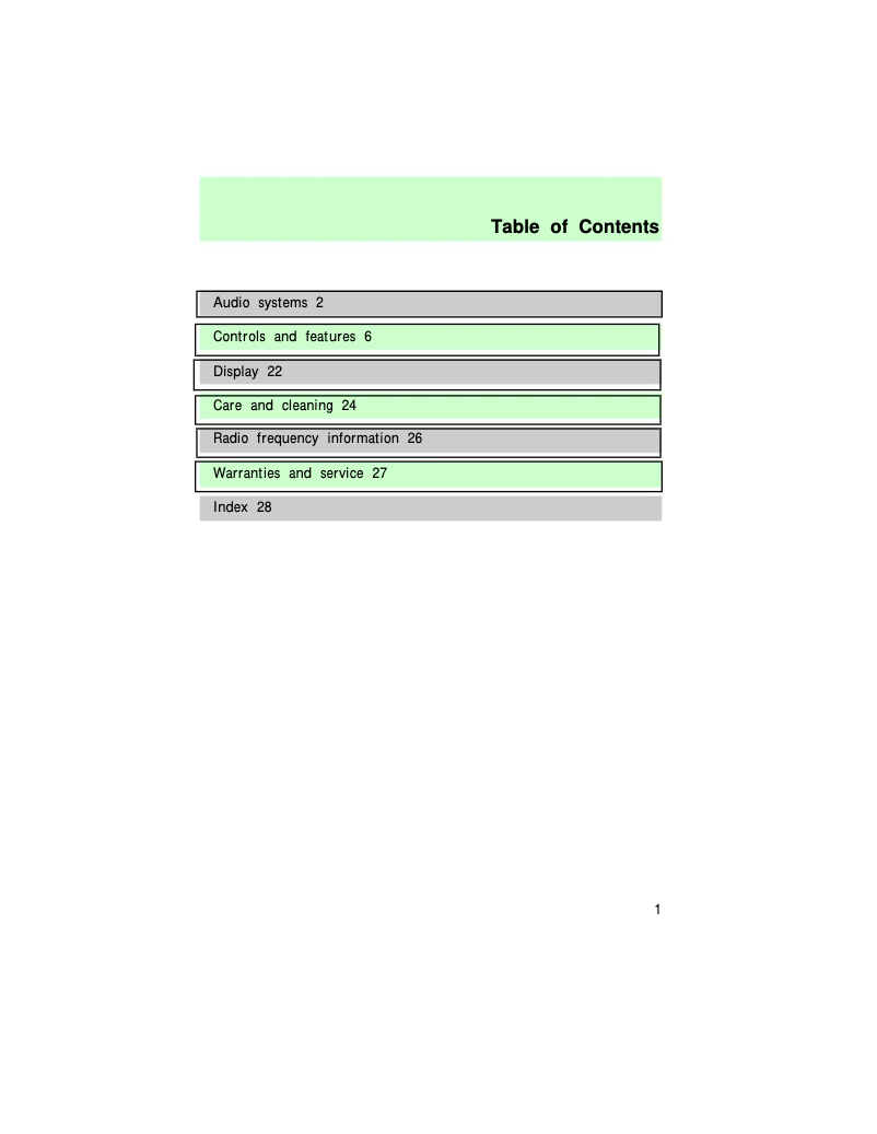 Imagen de la primera página del manual del dispositivo F-150 (1997)