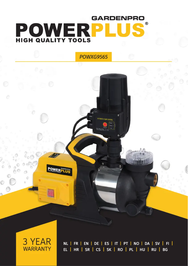 Página 1 del manual Manual de usuario PowerPlus POWXG9565