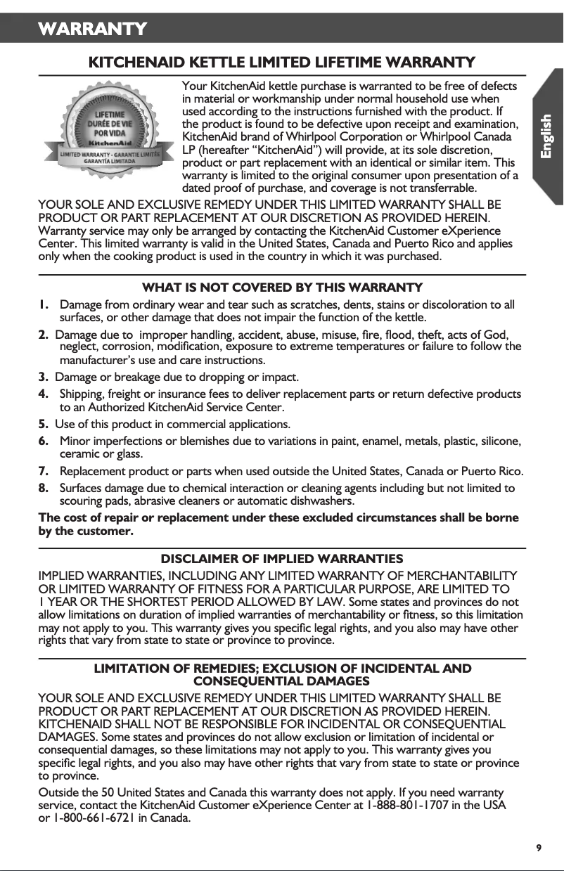 Imagen de la primera página del manual del dispositivo KTEN20DB