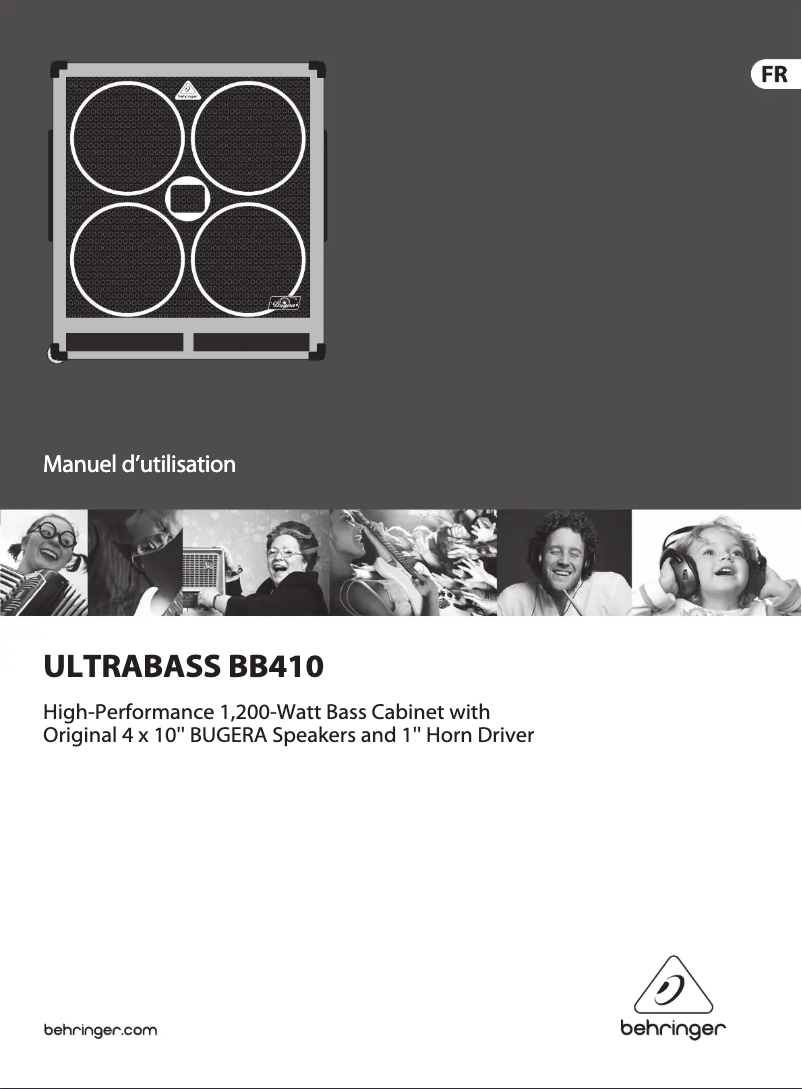 Imagen de la primera página del manual del dispositivo Ultrabass BB410