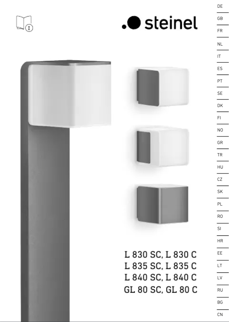 Imagen de la primera página del manual del dispositivo L 840 LED iHF