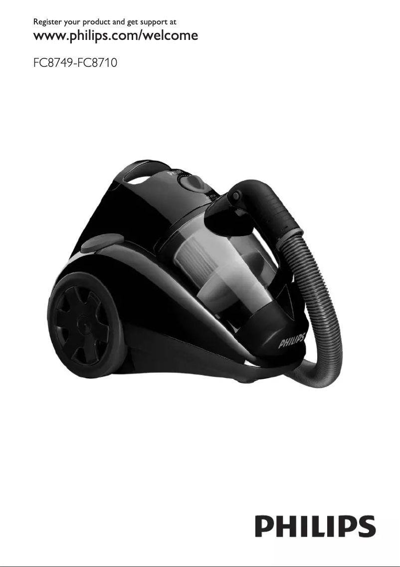 Imagen de la primera página del manual del dispositivo Performer Expert FC8722