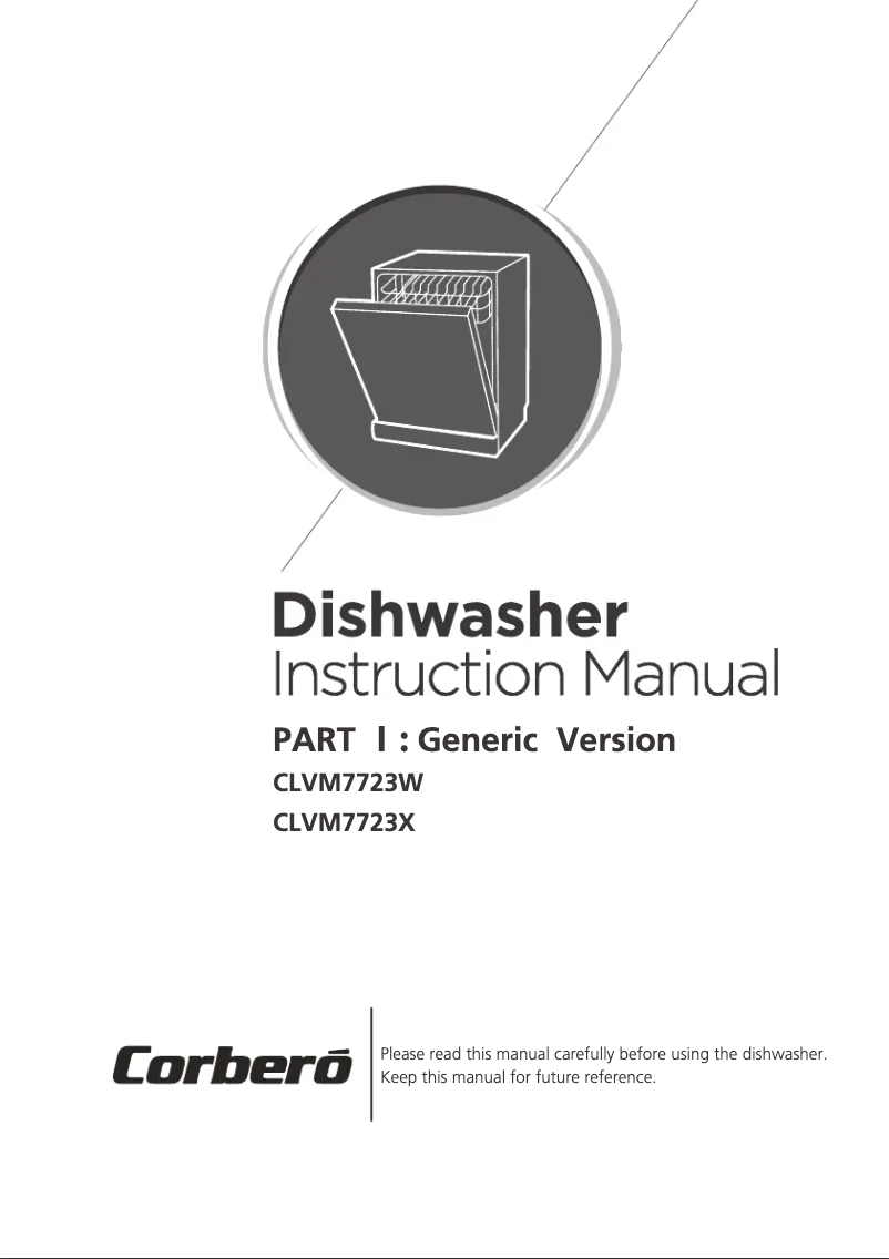 Imagen de la primera página del manual del dispositivo CLVM7723W