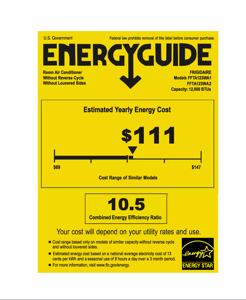 Imagen de la primera página del manual del dispositivo FFTA123WA2