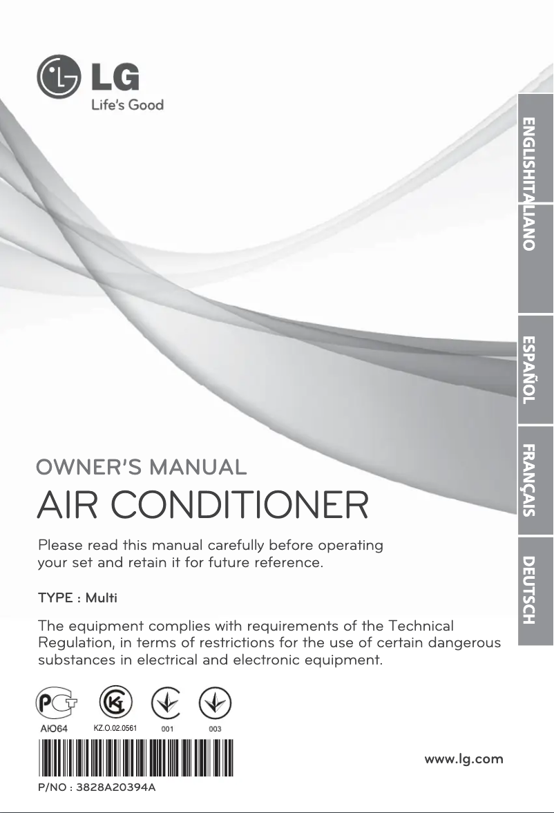 Página 1 del manual Manual de usuario LG MC24AHV