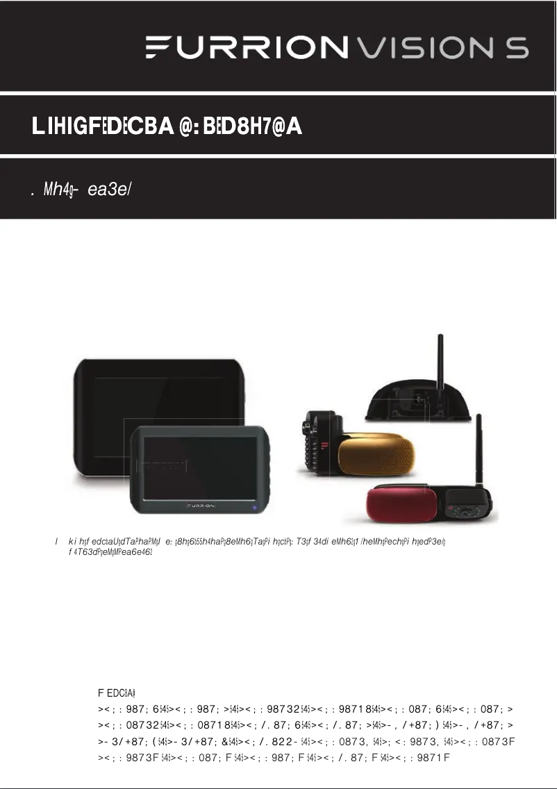 Imagen de la primera página del manual del dispositivo Vision S FOS07TAPM