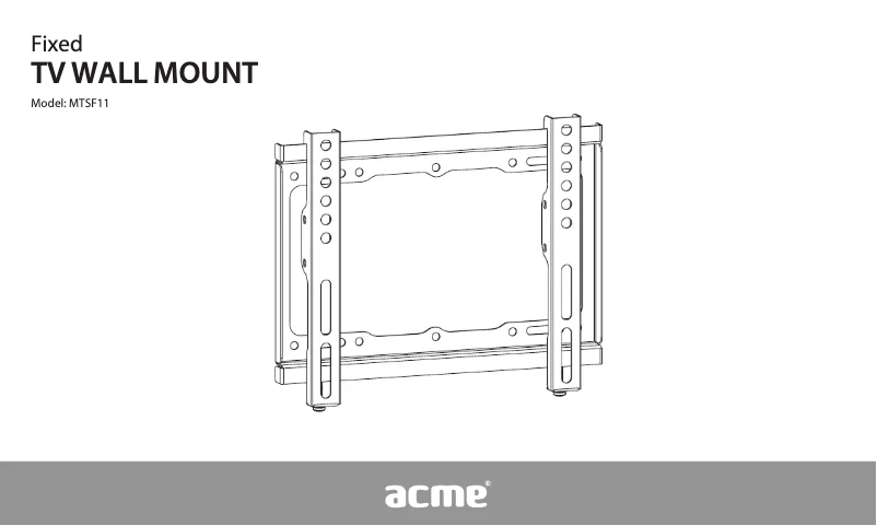 Página 1 del manual Manual de usuario Acme MTSF11