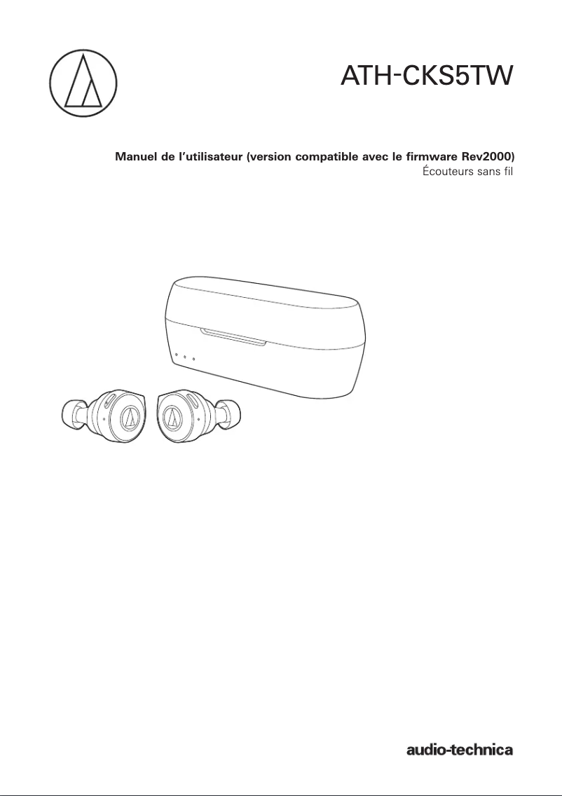 Imagen de la primera página del manual del dispositivo Solid Bass ATH-CKS5TW