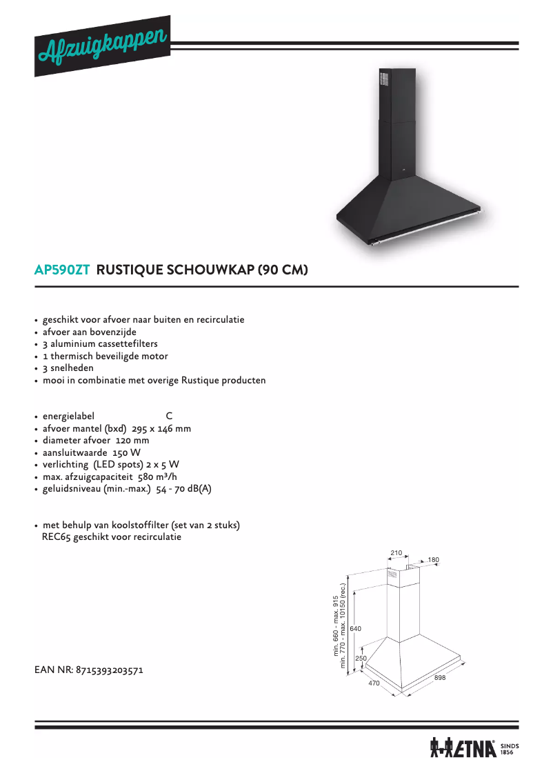 Imagen de la primera página del manual del dispositivo AP590ZT