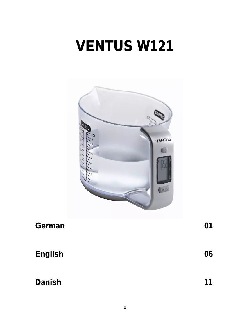 Página nº 1 - Manual de usuario Ventus W121