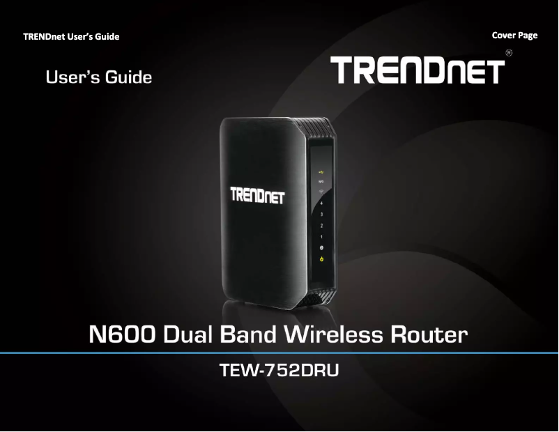 Página 1 del manual Manual de usuario TRENDnet TEW-752DRU