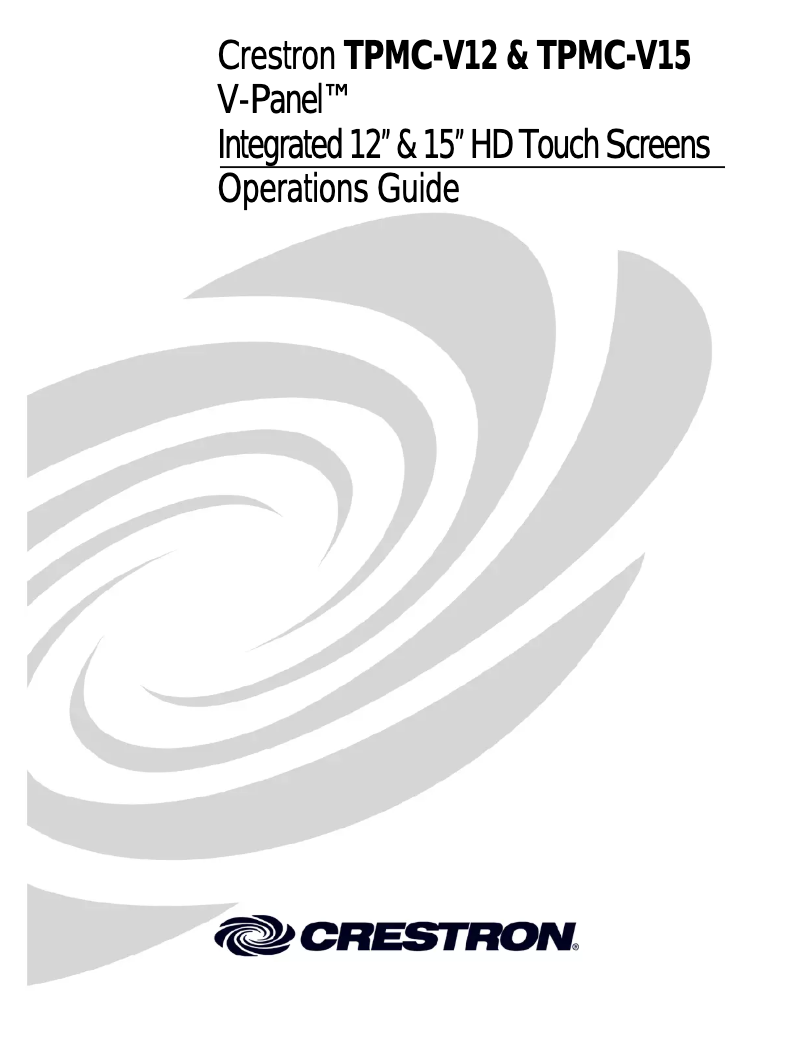 Imagen de la primera página del manual del dispositivo TPMC-V12-TILT-B