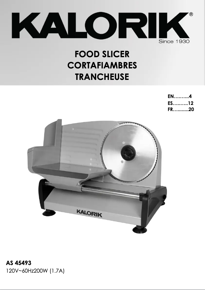 Imagen de la primera página del manual del dispositivo AS 45493 S
