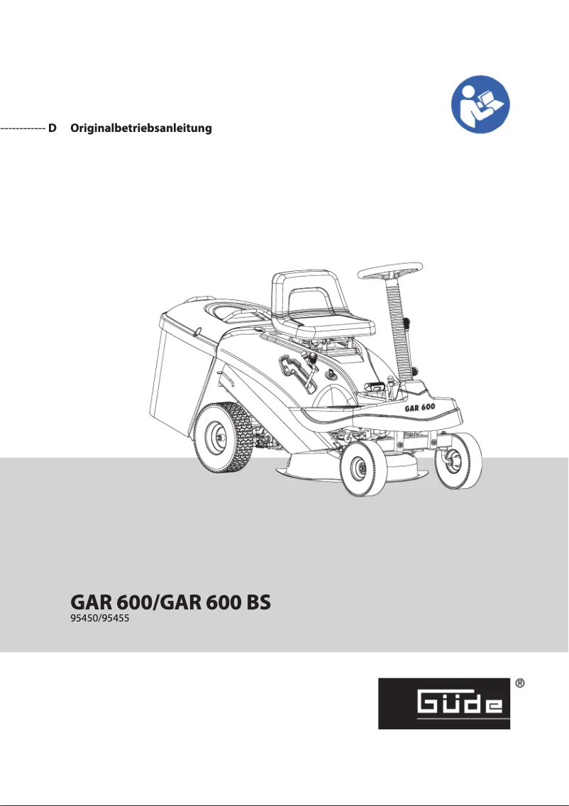 Imagen de la primera página del manual del dispositivo GAR 600 BS