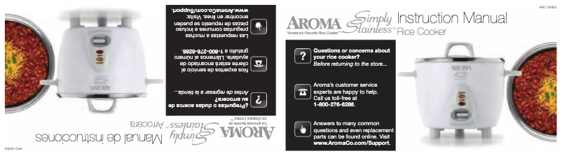 Imagen de la primera página del manual del dispositivo ARC-750SG