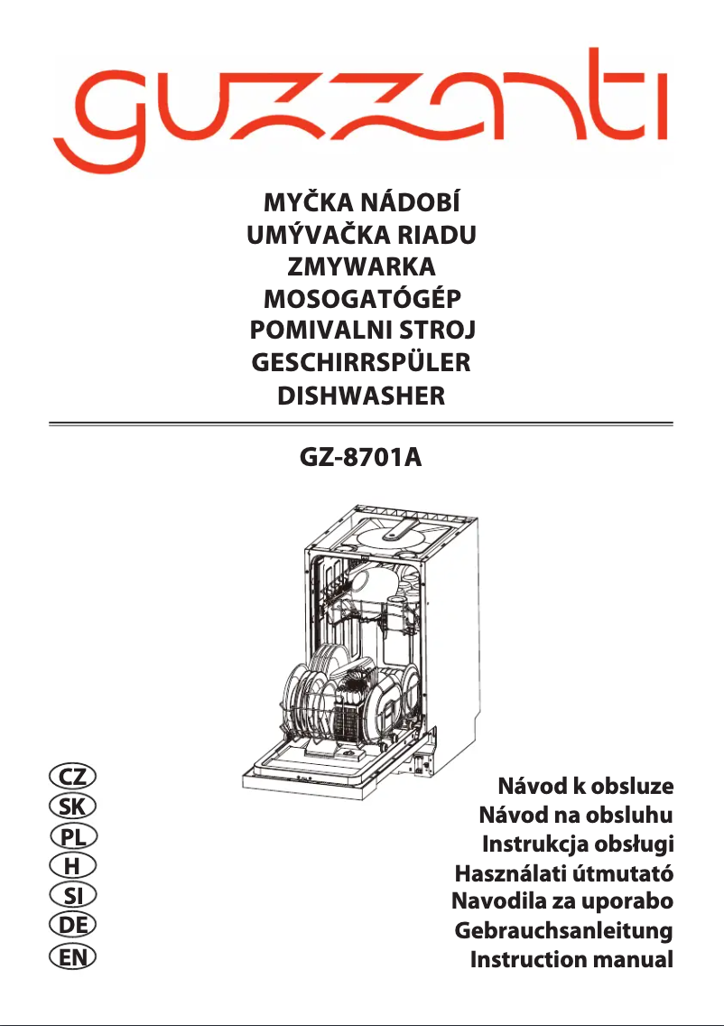 Página 1 del manual Manual de usuario Guzzanti GZ 8701A