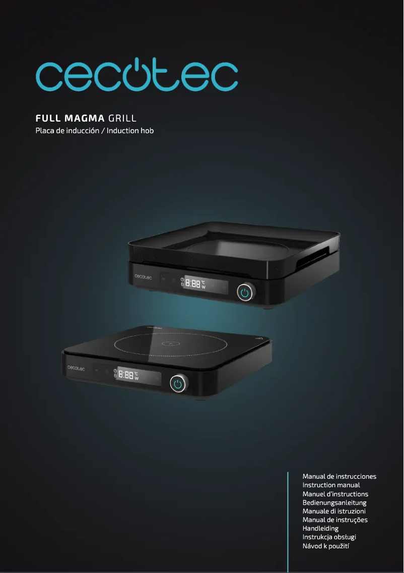 Página nº 1 - Manual de usuario Cecotec Full Magma Grill
