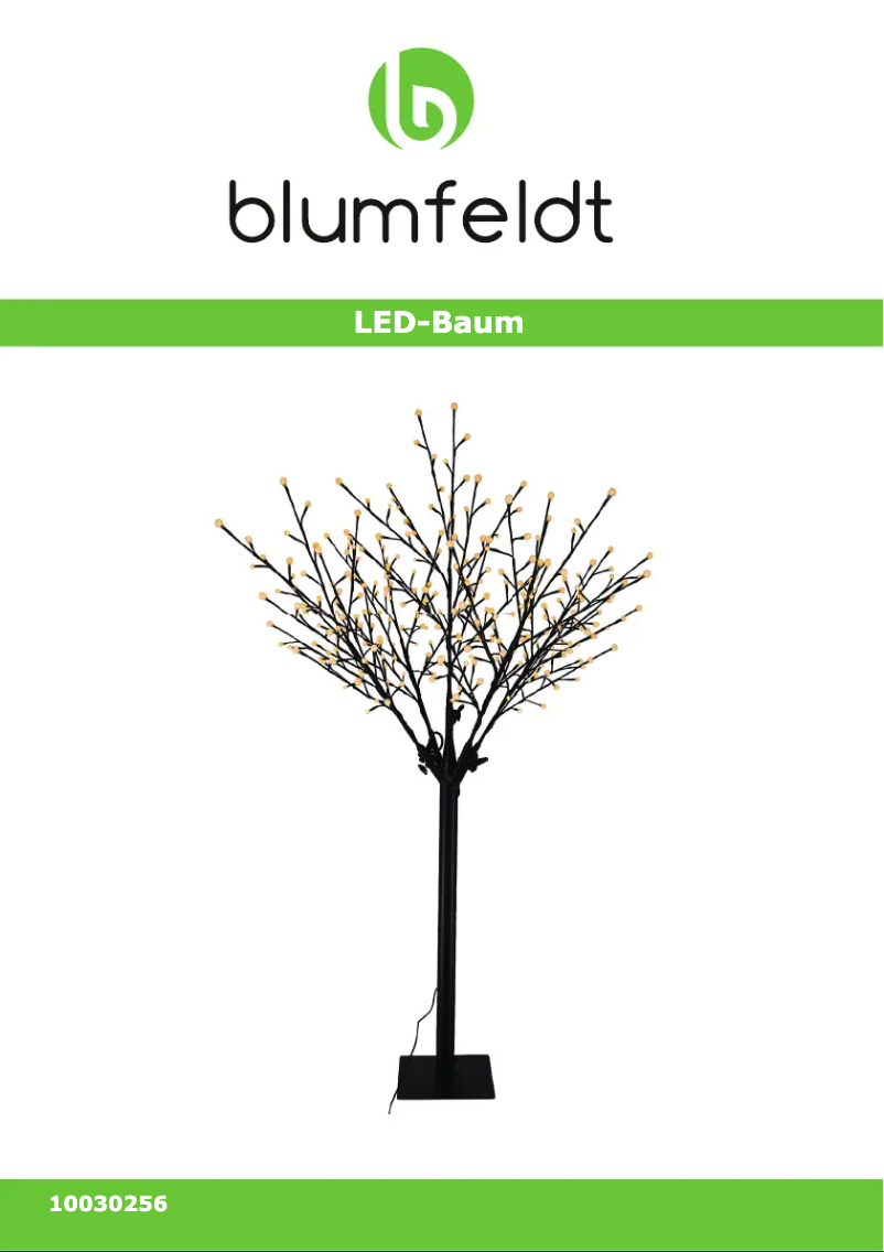 Página nº 1 - Manual de usuario Blumfeldt Shineberry