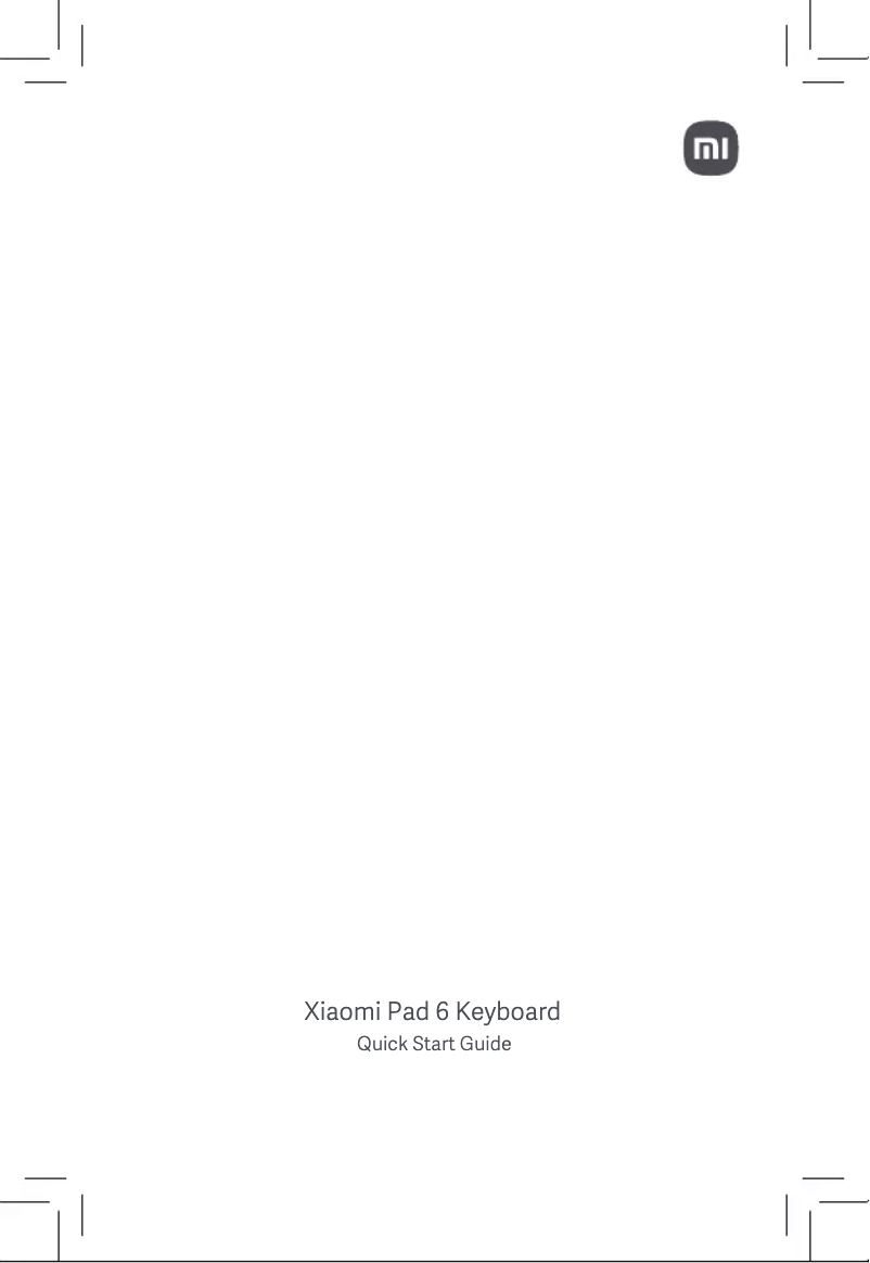 Imagen de la primera página del manual del dispositivo Mi Pad 6