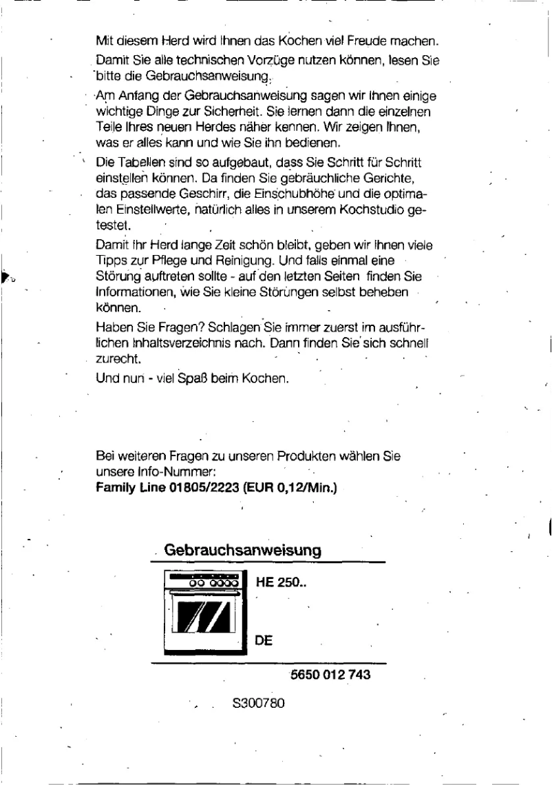 Imagen de la primera página del manual del dispositivo HE25070