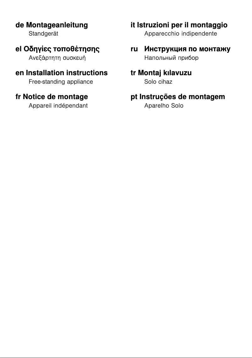 Página nº 1 - Guía de instalación Siemens KD46NAI32N