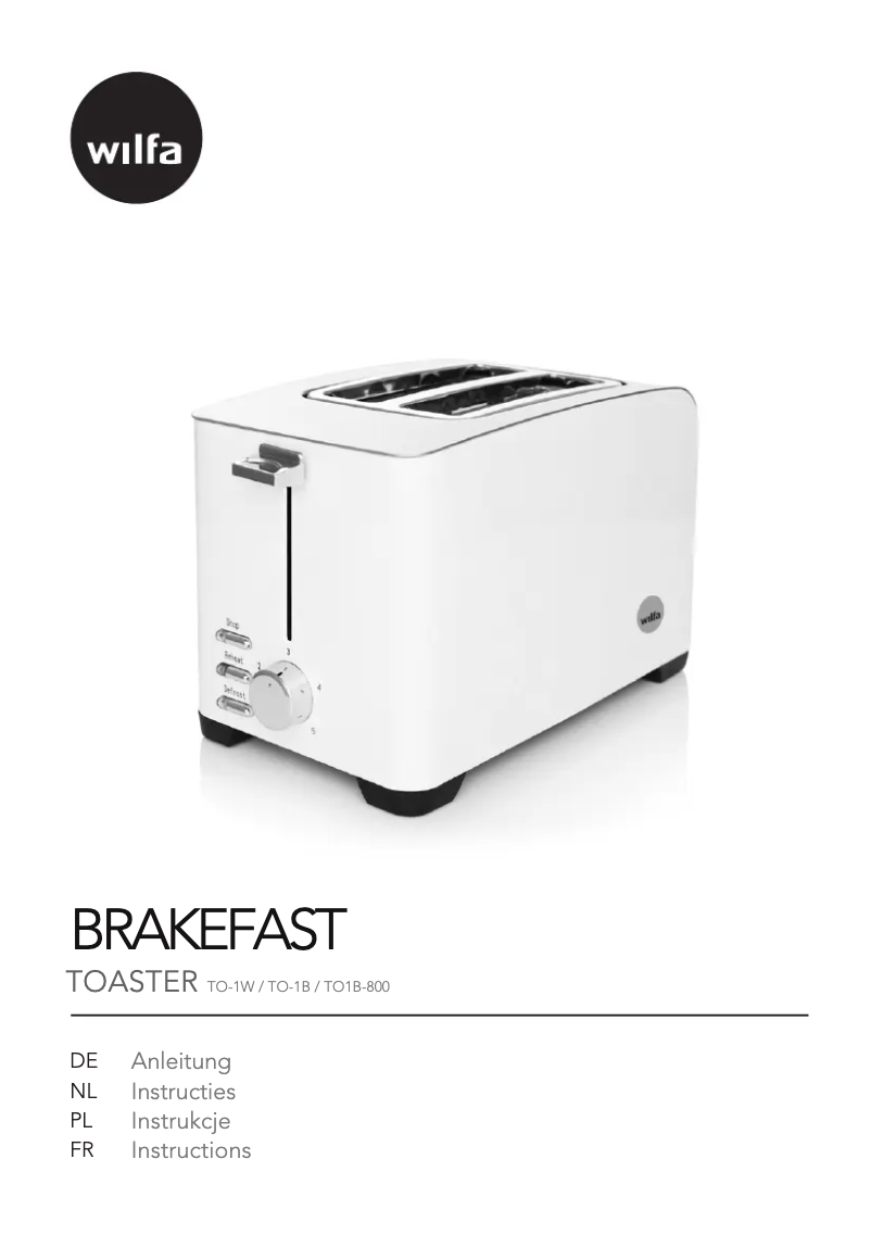 Página 1 del manual Manual de usuario Wilfa Frokost TO-1W