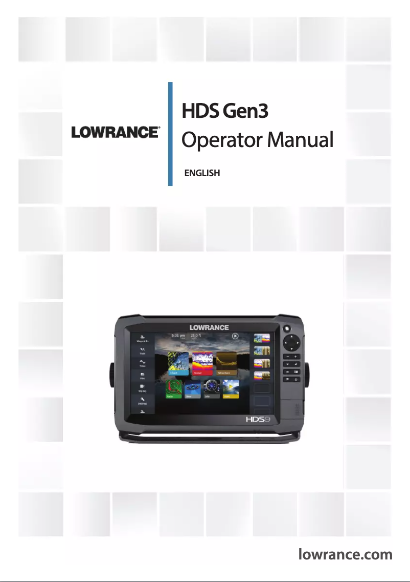 Página 1 del manual Manual de usuario Lowrance HDS-12 Gen3