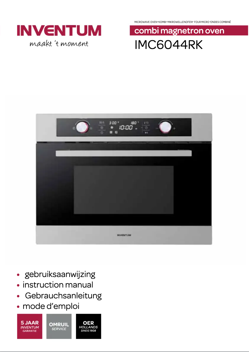 Página 1 del manual Manual de usuario Inventum IMC6044RK