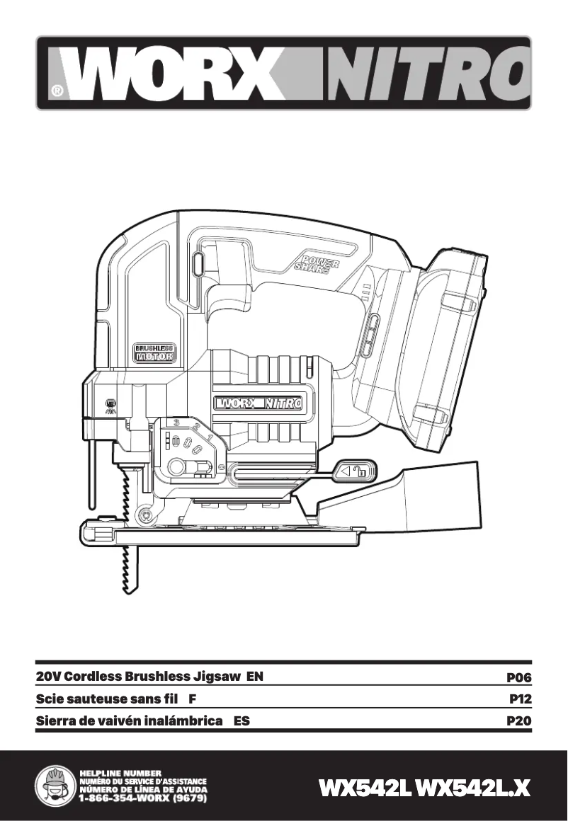 Página nº 1 - Manual de usuario Worx WX542L.9