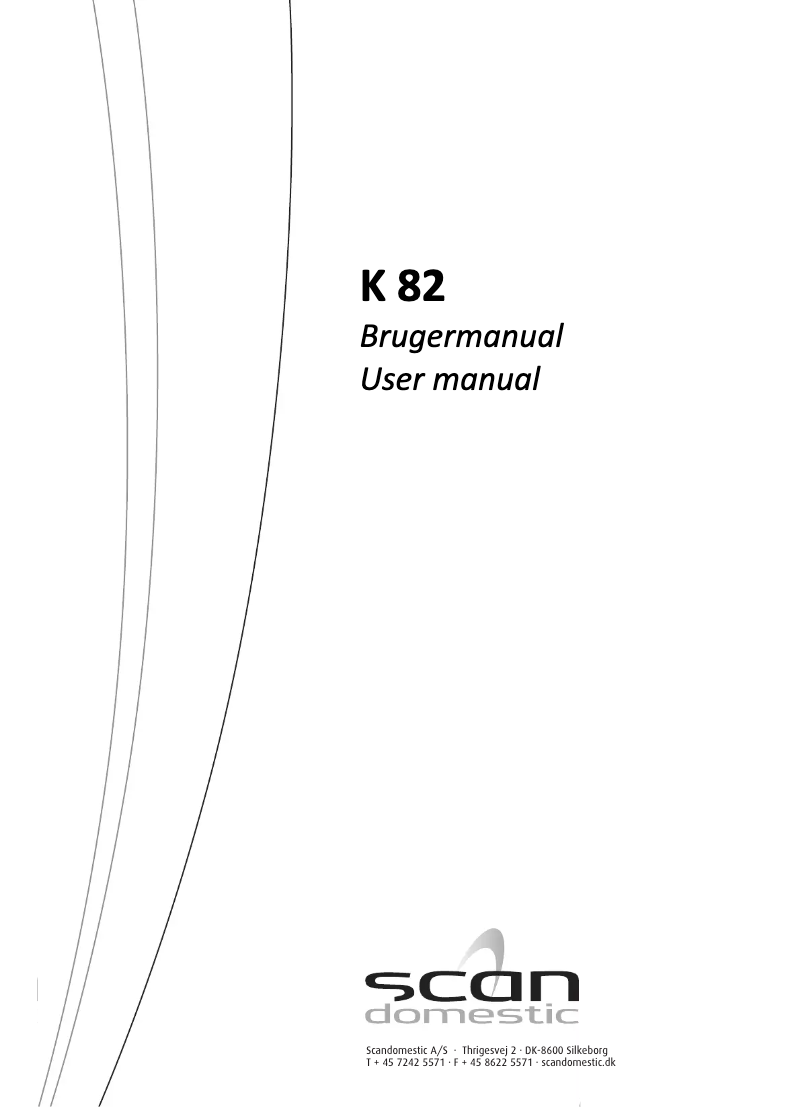 Imagen de la primera página del manual del dispositivo K 82