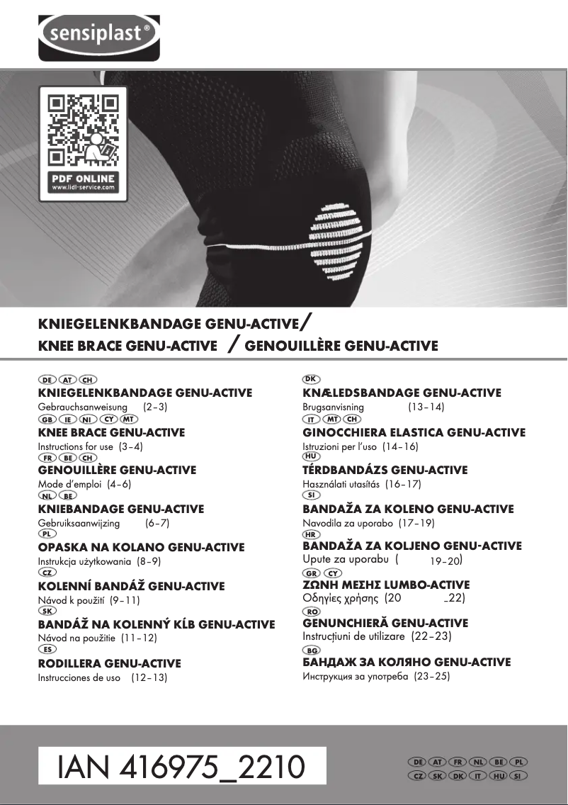 Página 1 del manual Manual de usuario Sensiplast IAN 416975