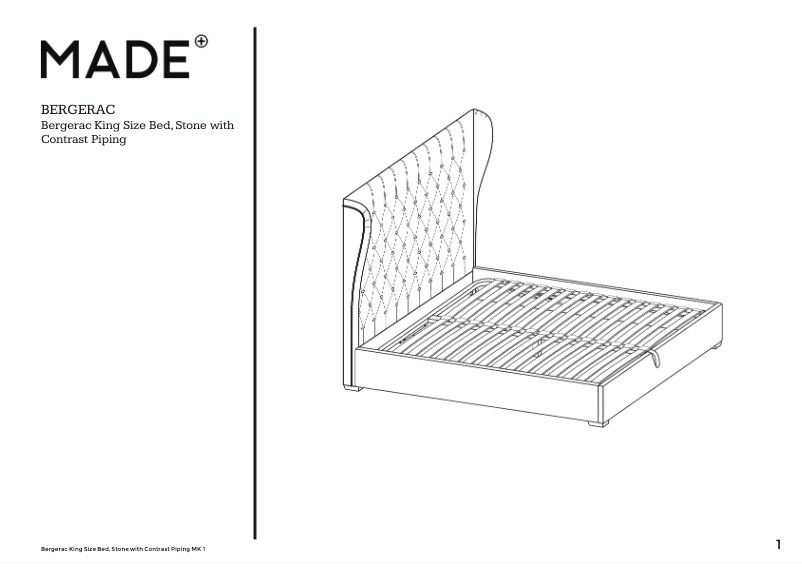 Página 1 del manual Manual de usuario MADE Bergerac