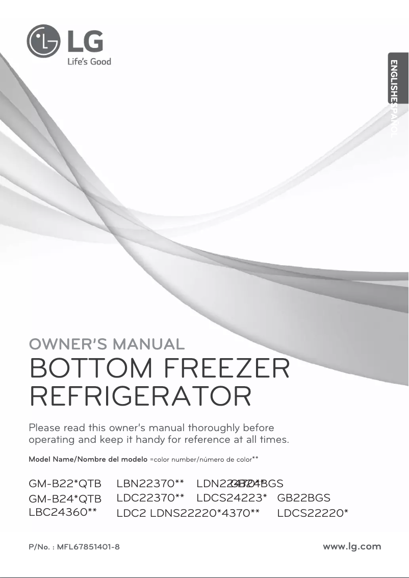 Página nº 1 - Manual de usuario LG LDCS22220