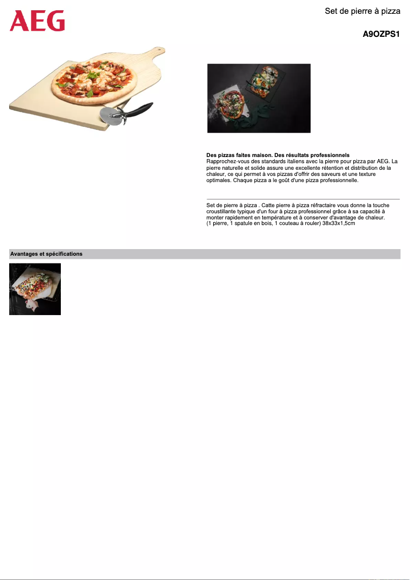 Imagen de la primera página del manual del dispositivo A9OZPS1