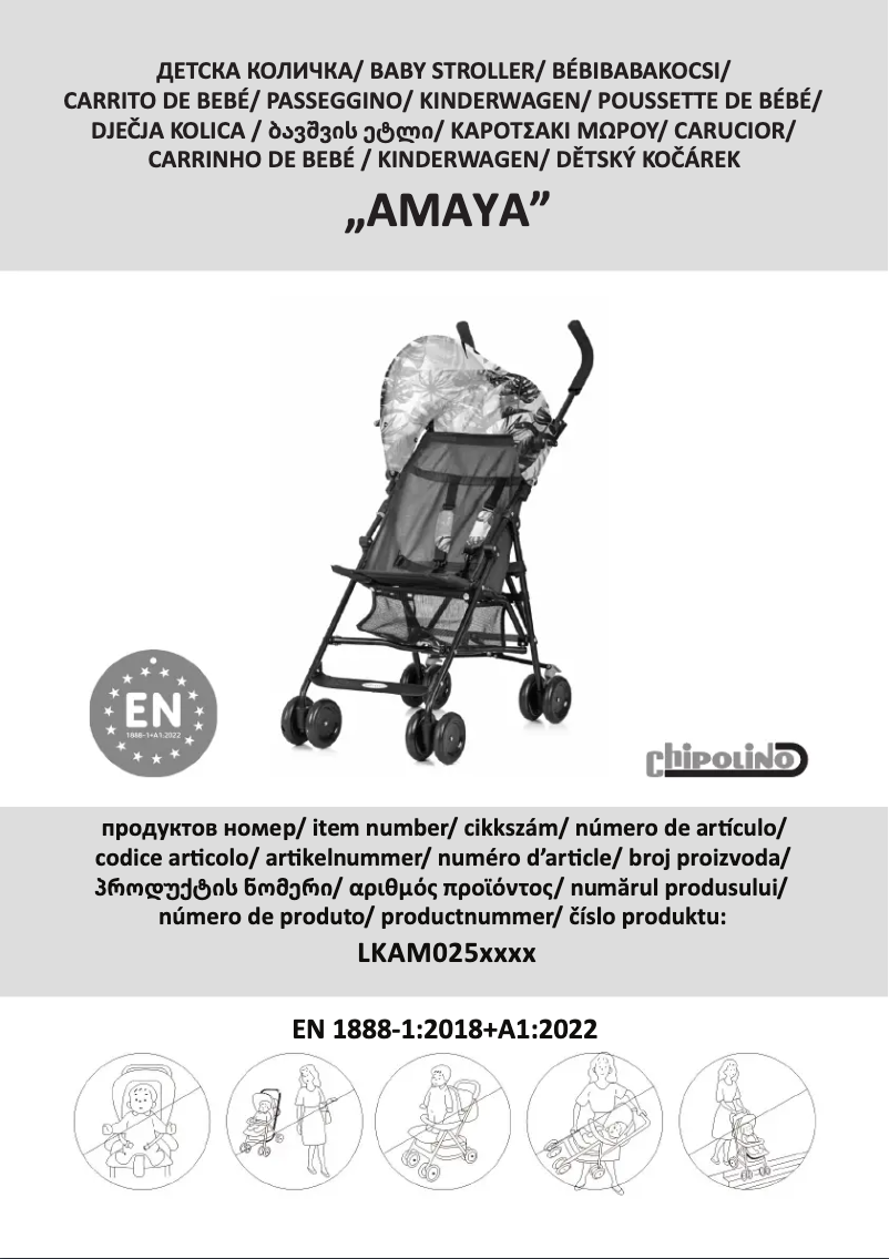 Imagen de la primera página del manual del dispositivo Amaya