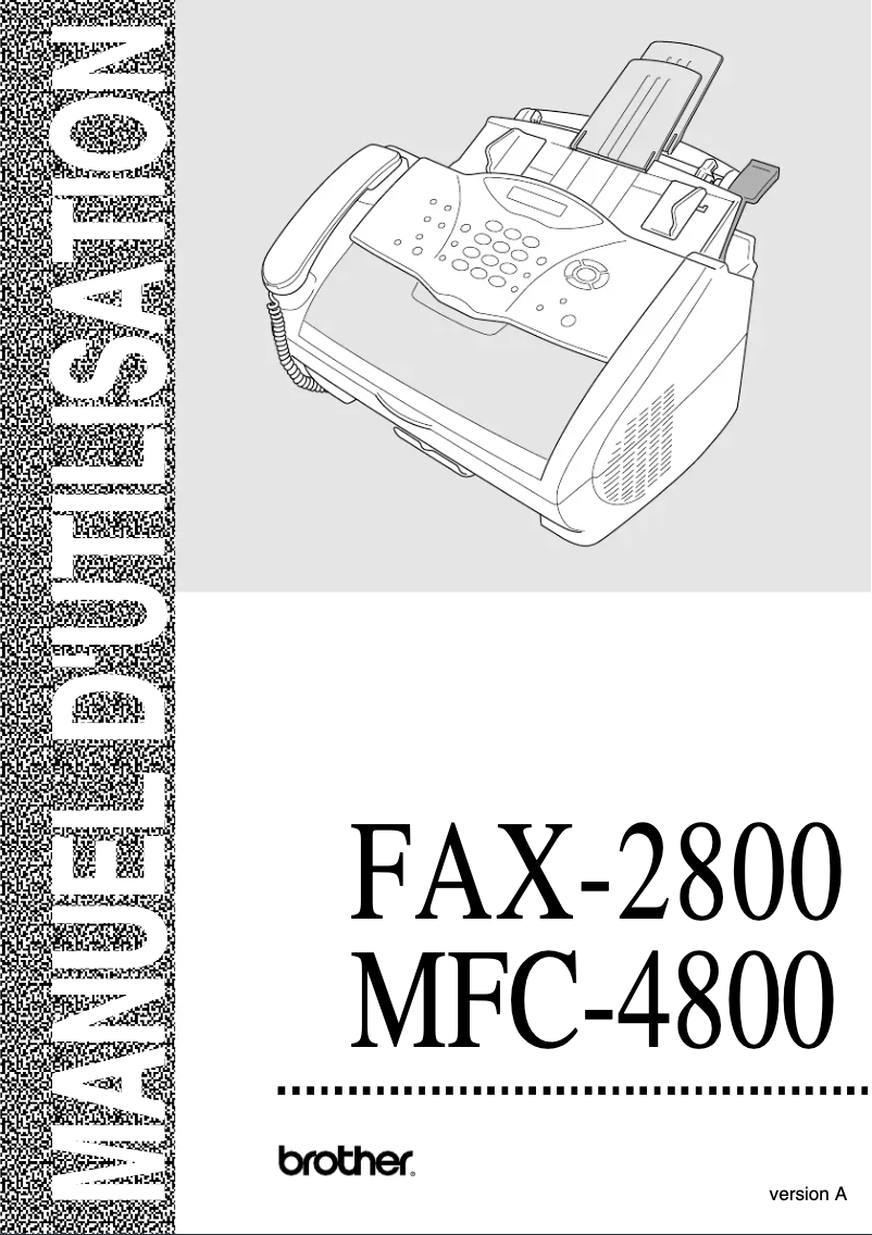 Imagen de la primera página del manual del dispositivo MFC-4800