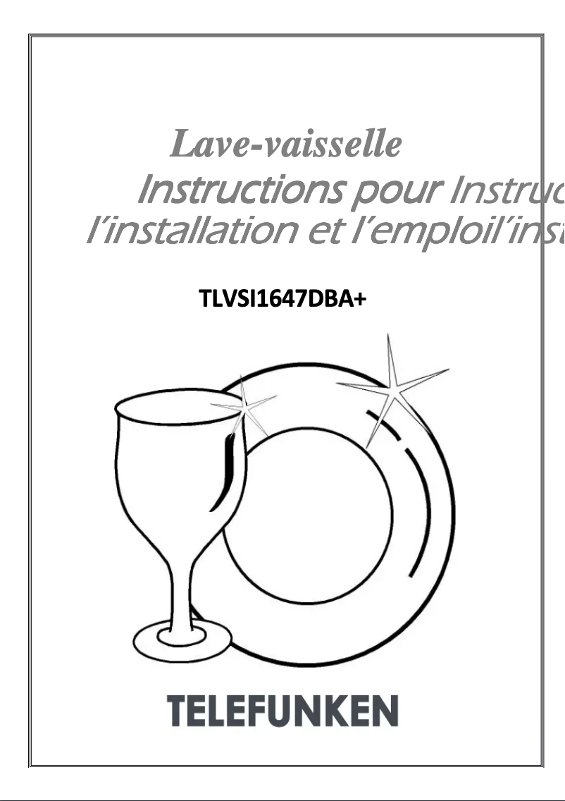 Imagen de la primera página del manual del dispositivo TLVSI1647DBA+